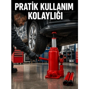 Hubrendy Tekno Sağlam Taban Yapılı Güvenilir Hidrolik Şişe Kriko