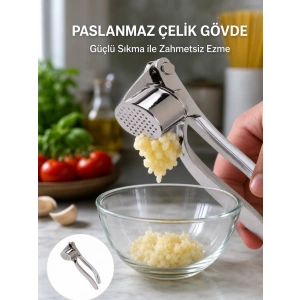 Hubrendy Tekno Sarımsak Presi Kolay Temizlik ve Yüksek Basınçlı Ezme