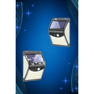 Hubrendy Tekno Solar Sensörlü Duvar Lambası Bahçe Lamba 20 Led Işık