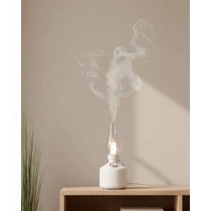 Hubrendy Tekno USB Şarjlı Gaz Lambası Modeli Nano Mist Aromaterapi Nemlendirici 280 ml