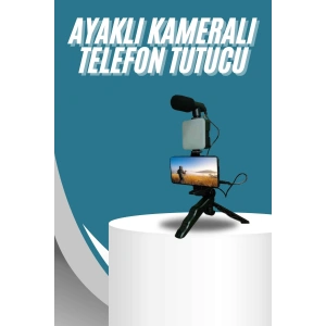 Hubrendy Tekno Video Making Kit Telefon Tutucu Vlog Video Mini Led Işıklı