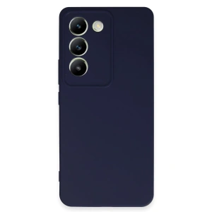 Hubrendy Bez Vivo V30 Lite 4G Kılıf First Silikon - Lacivert