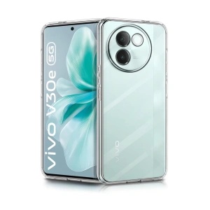 Hubrendy Bez Vivo V30e Kılıf Lüx Şeffaf Silikon
