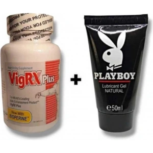 Hubrendy Bez Vigrx Plus 60lı Takviye - Playboy Lubricant Jel 50 ml