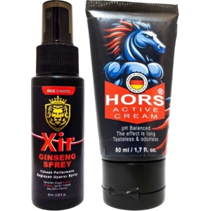 Hubrendy Bez Xir 3xeffect Spray 50 ml - Hors Active Cream 50 ml