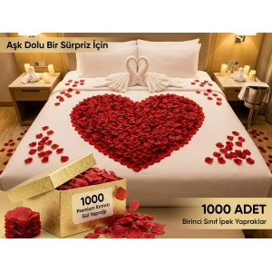Kırmızı 1000 Adet Gül Yaprağı