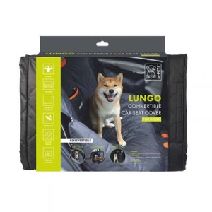 Lungo Köpekler İçin Araç Koruma Örtüsü Siyah 152x59 Cm