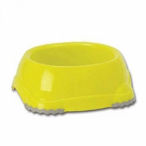 Smart Plastik Köpek Mama Su Kabı Sarı 1248 Ml