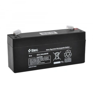 Ttec 6v 3.2 Ah Kuru Bakımsız Akü