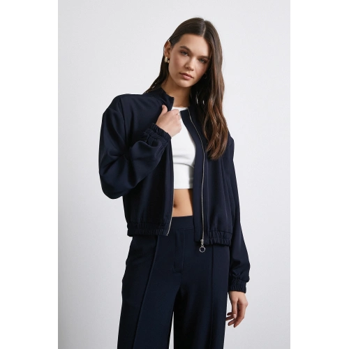 Bomber Ceket Lacivert