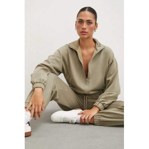 Fermuarlı Sweatshirt Çağla