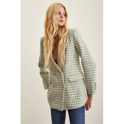 Kazayağa Blazer Ceket Mint