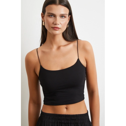 Lastik Askılı Top Siyah