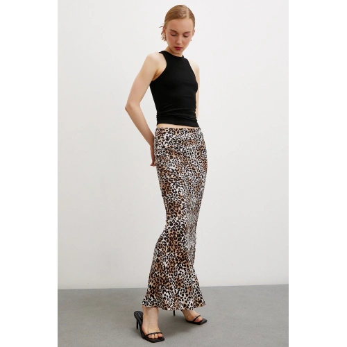 Maxi Boy Verev Etek Siyah