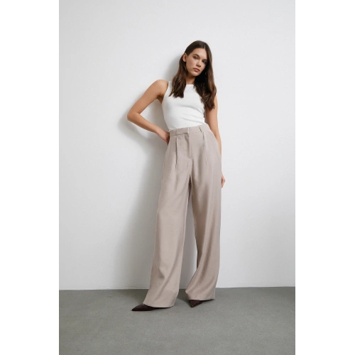 Modal Palazzo Pantolon Bej