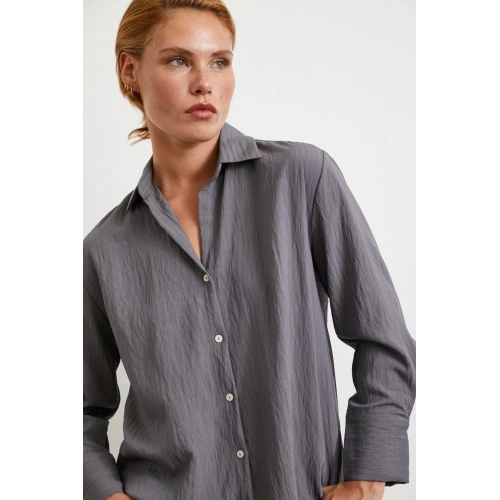 Paralel Çizgili Gömlek Antirasit