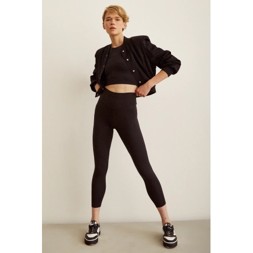 Toparlayıcı Tayt Siyah