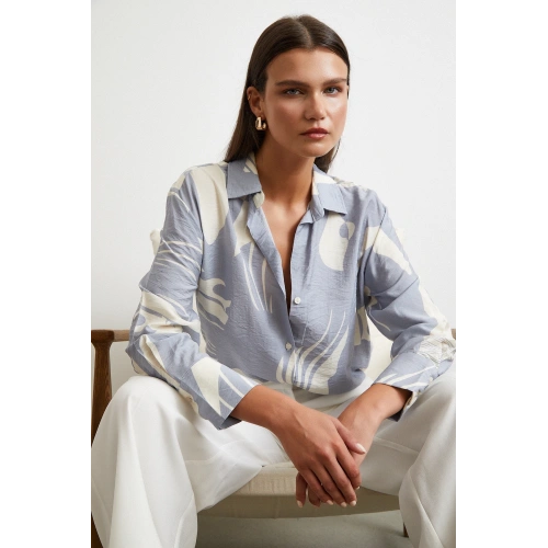 V Yaka Modal  Gömlek Antirasit