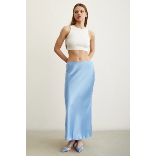 Verev Saten Etek Açık Mavi