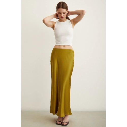 Verev Saten Etek Olive