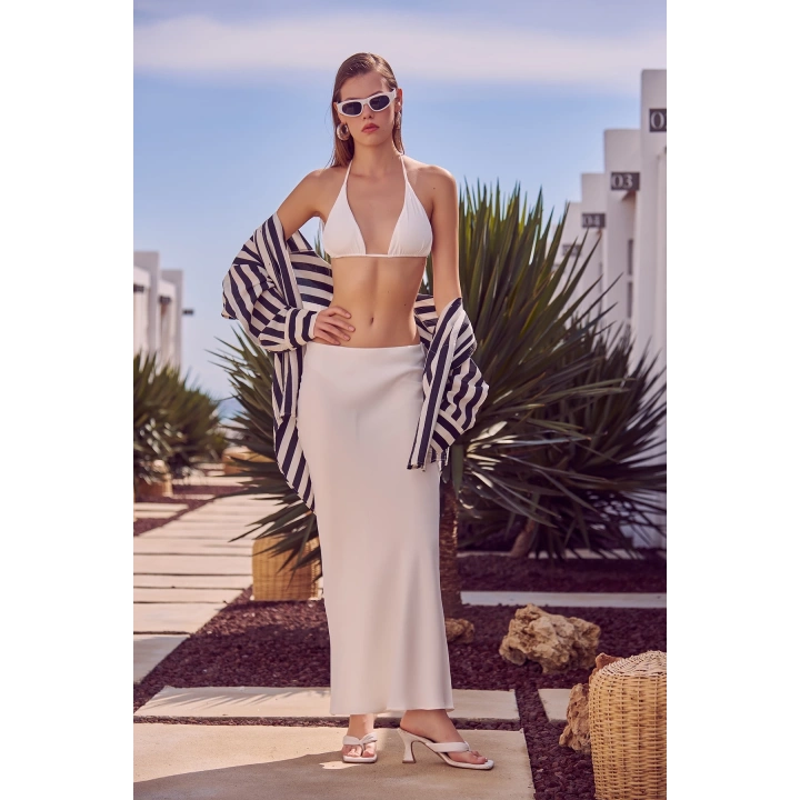 A-Kesim Verev Etek Ekru