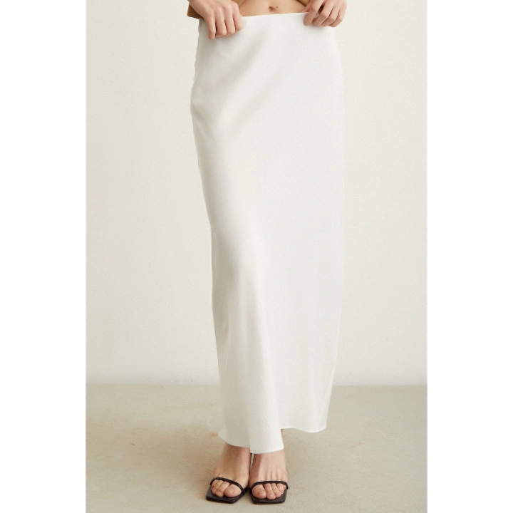 A-Kesim Verev Etek Ekru