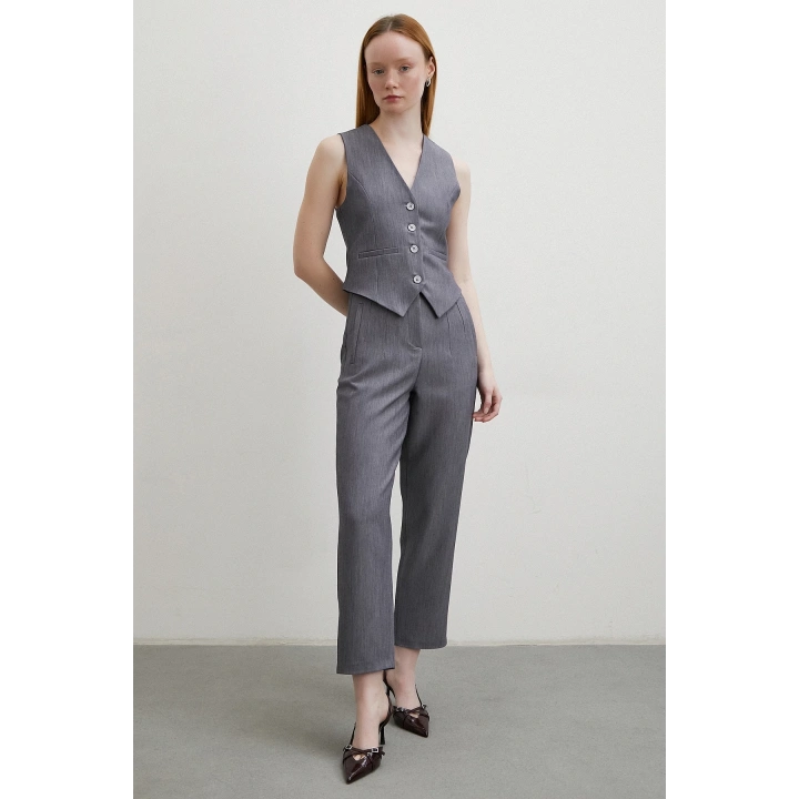 Astarlı Kuplu Yelek Antirasit