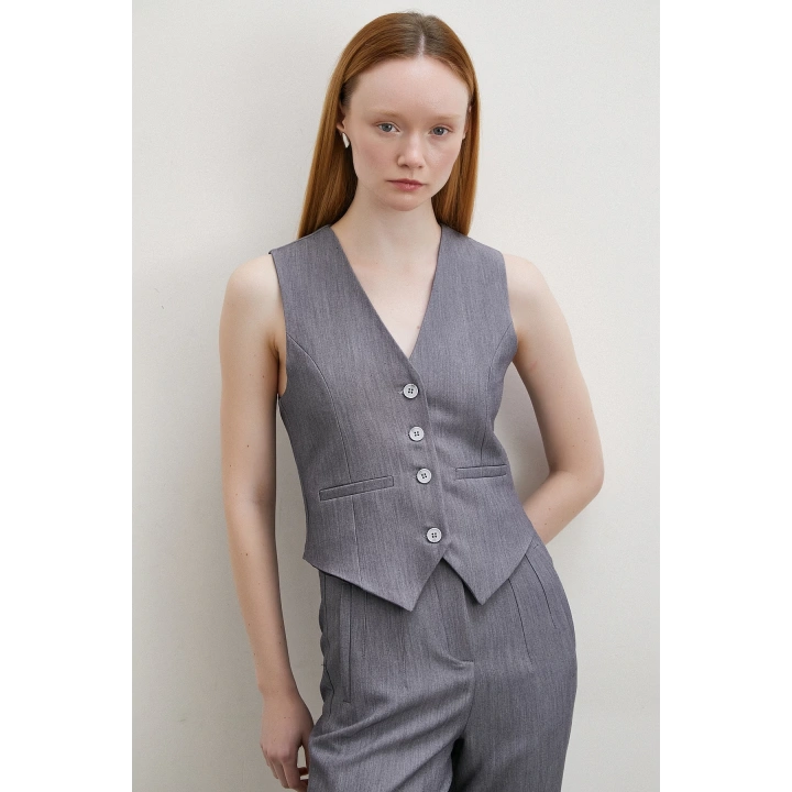 Astarlı Kuplu Yelek Antirasit