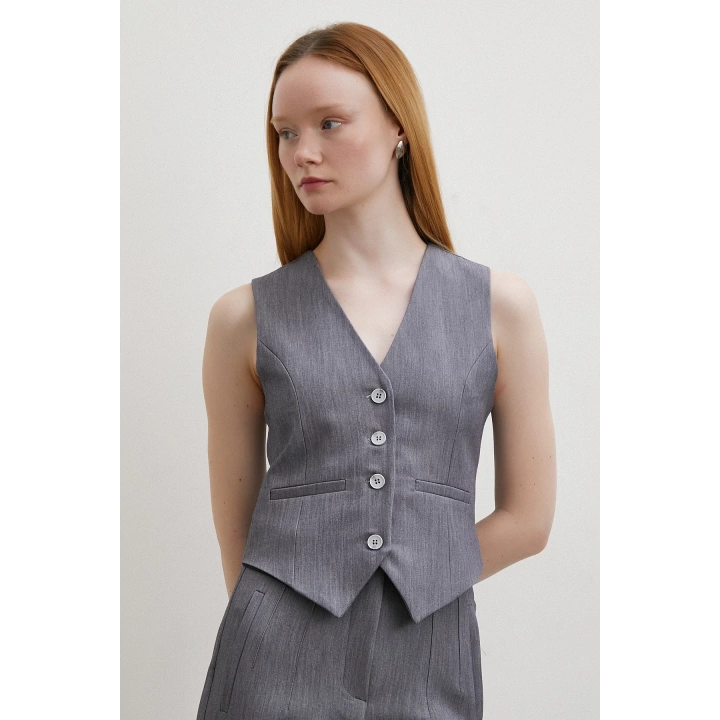 Astarlı Kuplu Yelek Antirasit