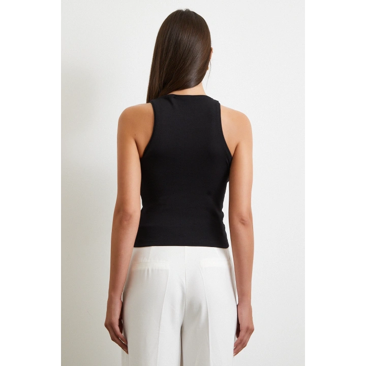 Basic Crop Top Siyah