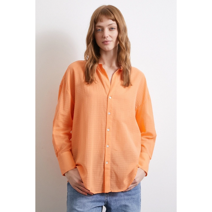 Basic Gömlek Turuncu