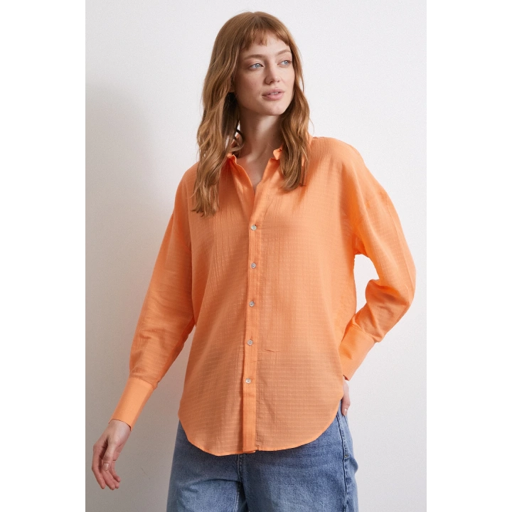 Basic Gömlek Turuncu