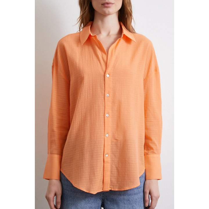 Basic Gömlek Turuncu