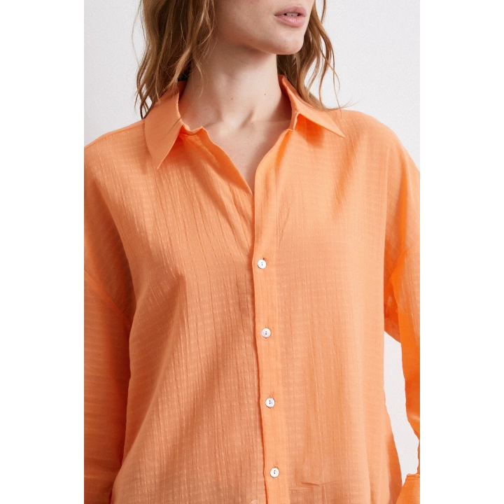 Basic Gömlek Turuncu