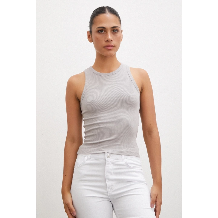 Bisiklet Yaka Top Taş