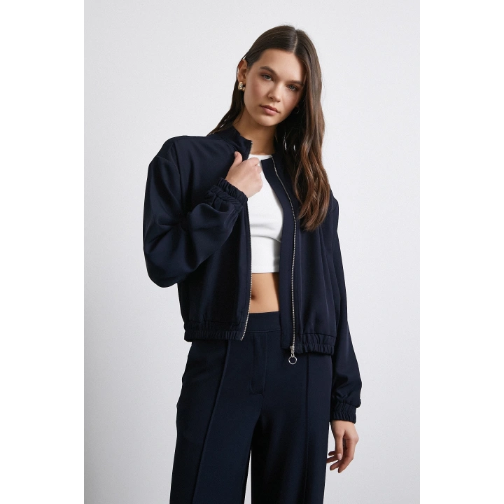 Bomber Ceket Lacivert