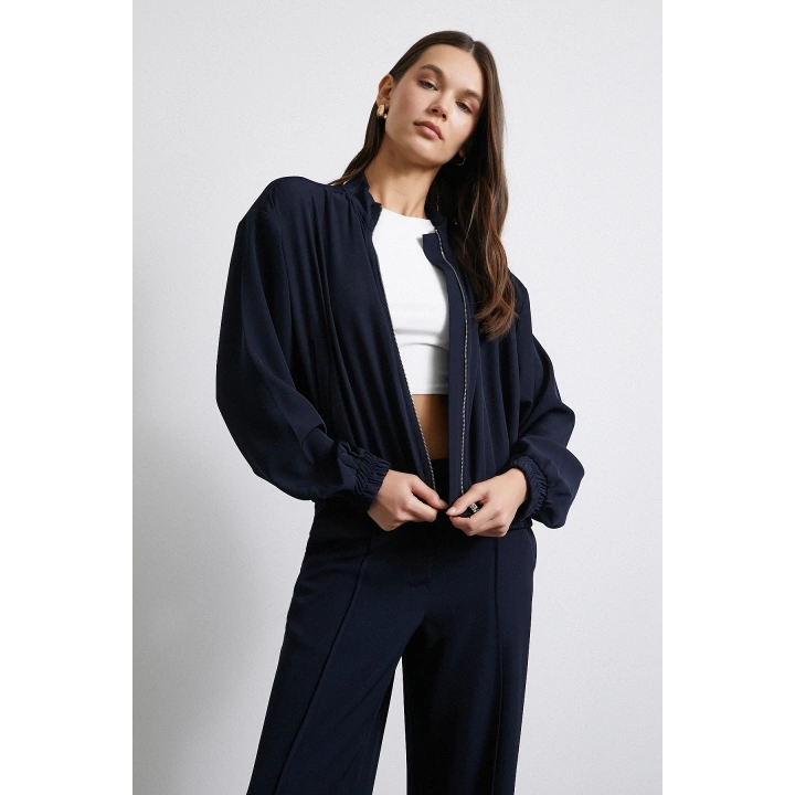 Bomber Ceket Lacivert