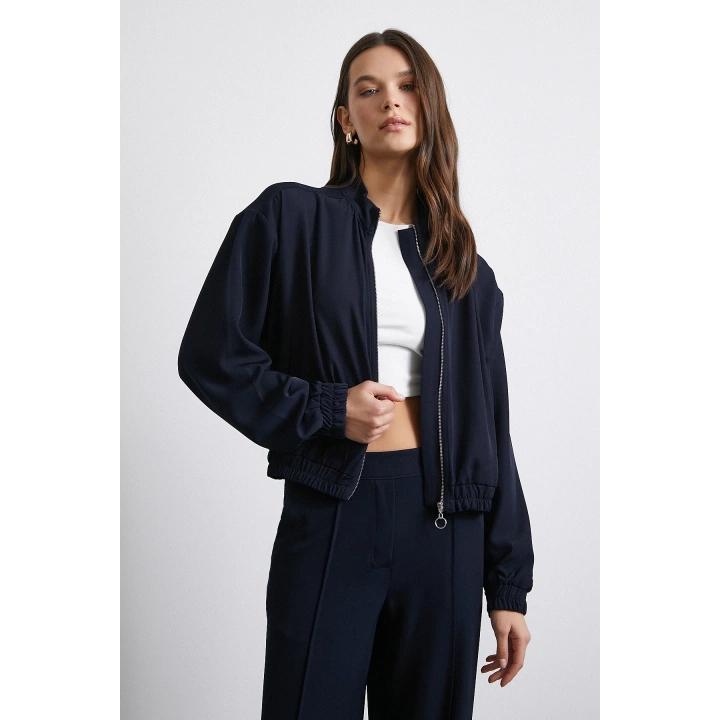 Bomber Ceket Lacivert