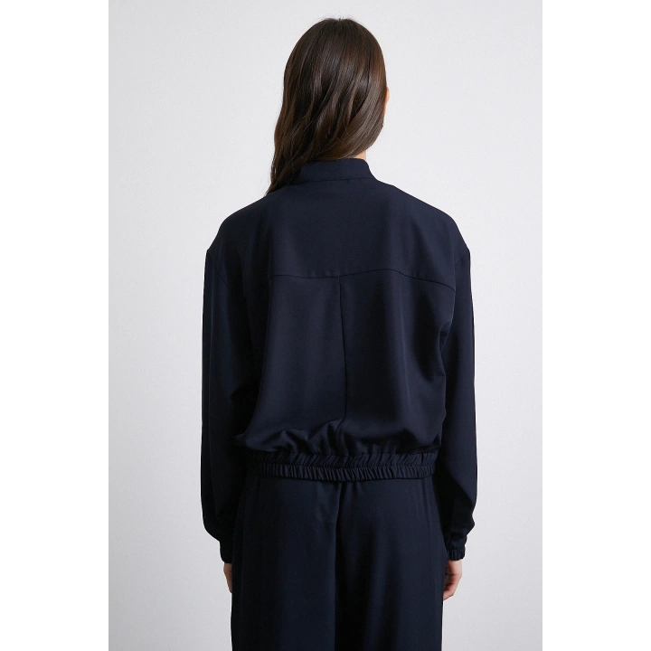 Bomber Ceket Lacivert