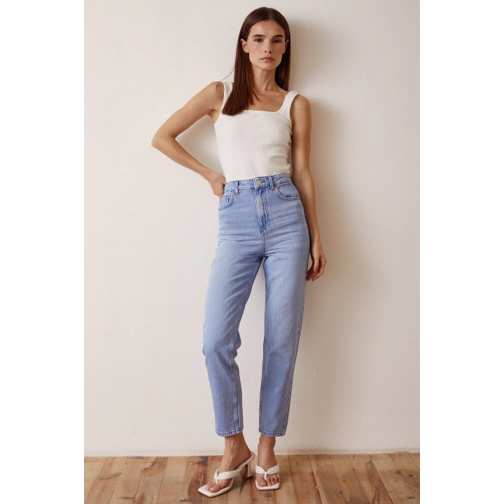 Dar Paça Denim Jean Mavi