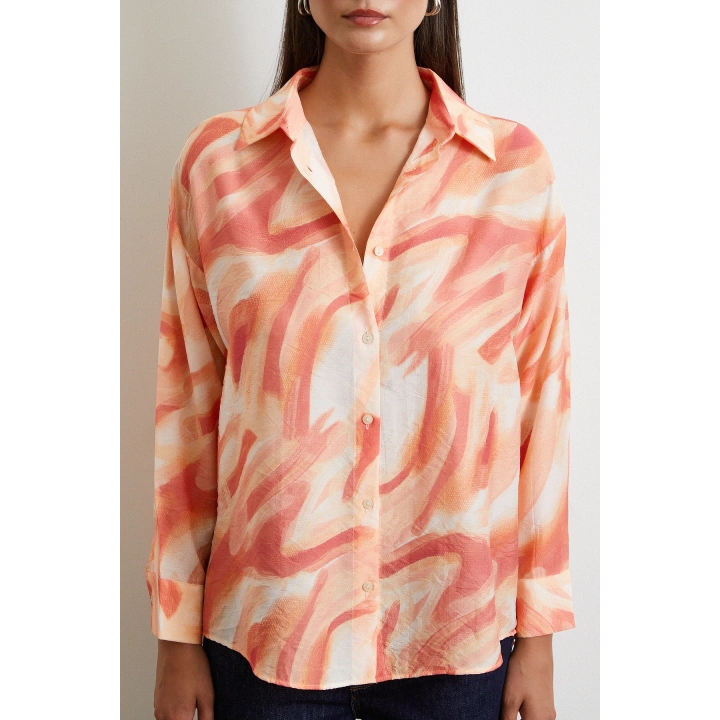 Deniz Esintisi Gömlek Oranj