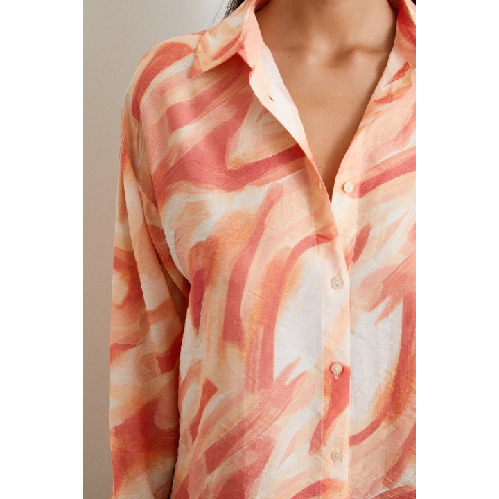 Deniz Esintisi Gömlek Oranj