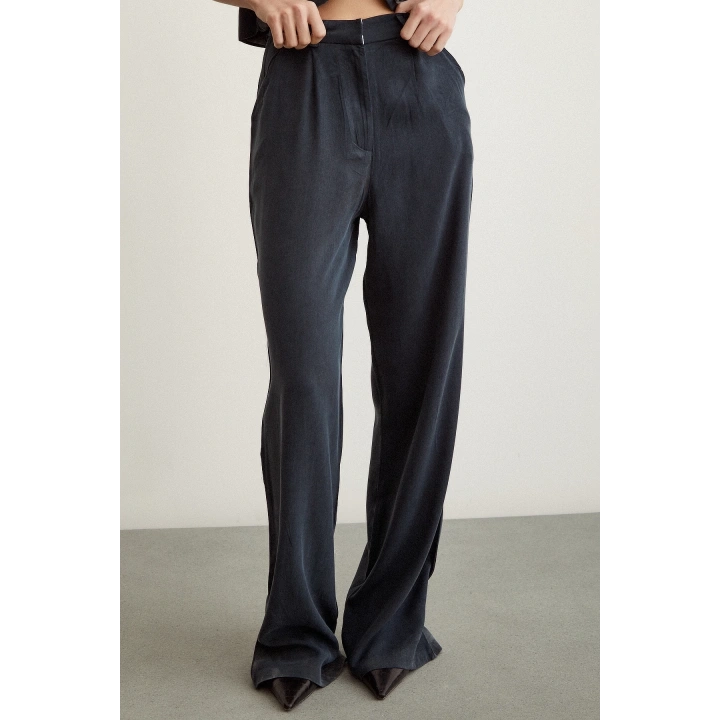 Geniş Paça Pantolon Lacivert