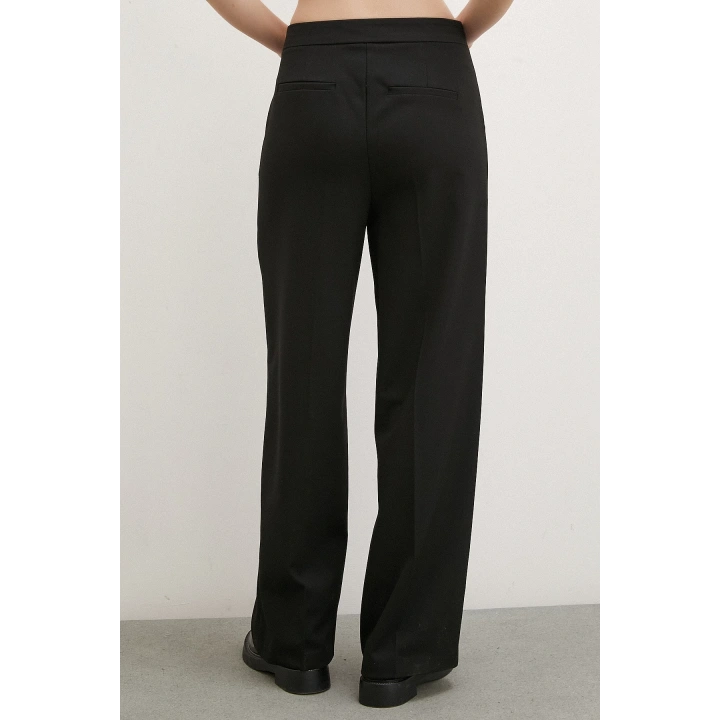 Geniş Paça Pantolon Siyah
