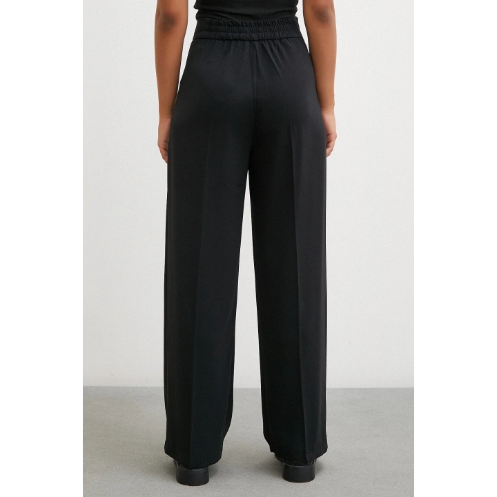 Geniş Paça Pantolon Siyah
