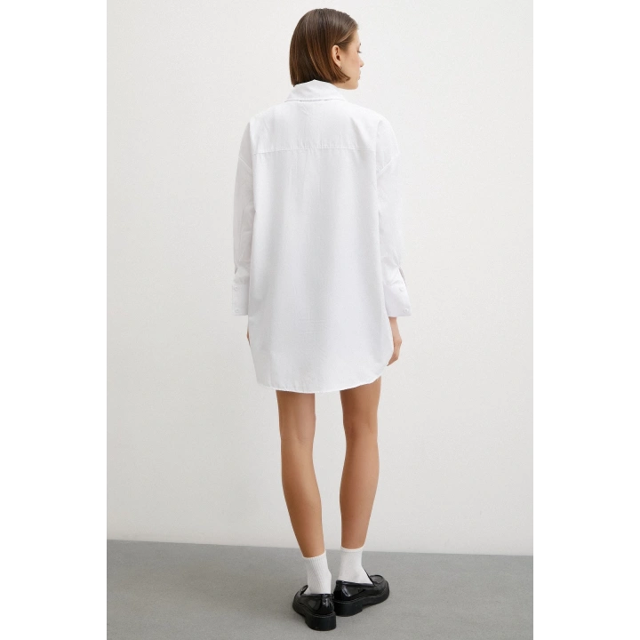 Gömlek Etek Elbise Takım Gri