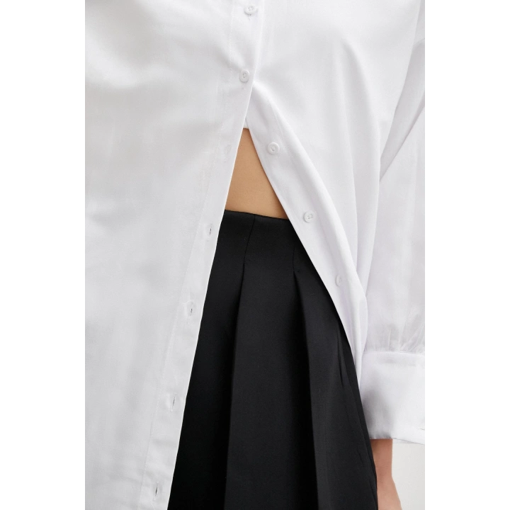 Gömlek Etek Elbise Takım Siyah