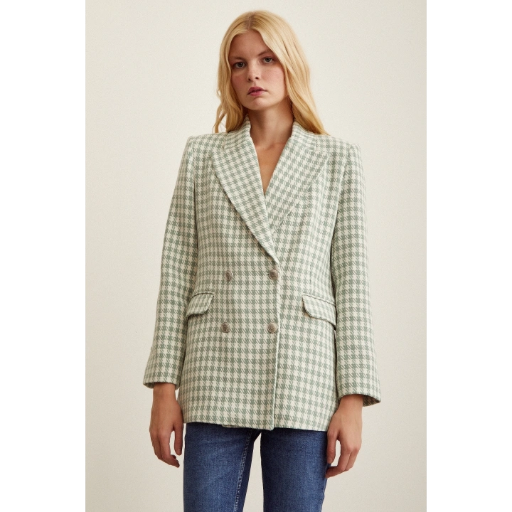 Kazayağa Blazer Ceket Mint