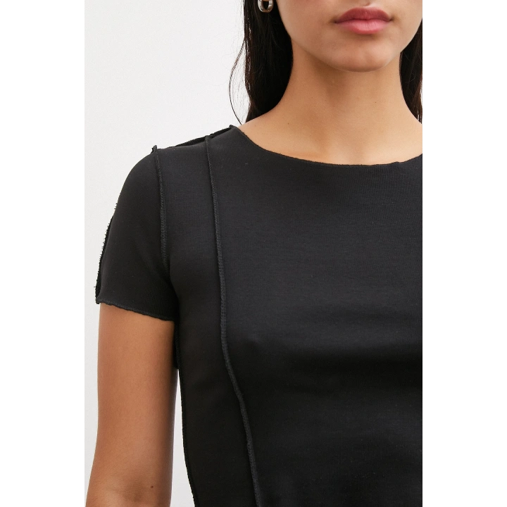 Kısa Kol T-shirt Siyah