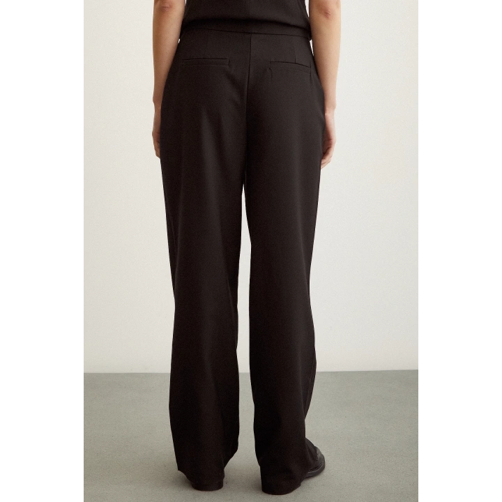 Klasik Boru Paça  Pantolon Siyah